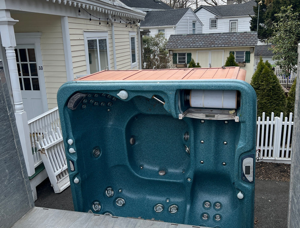 Hot tub removal