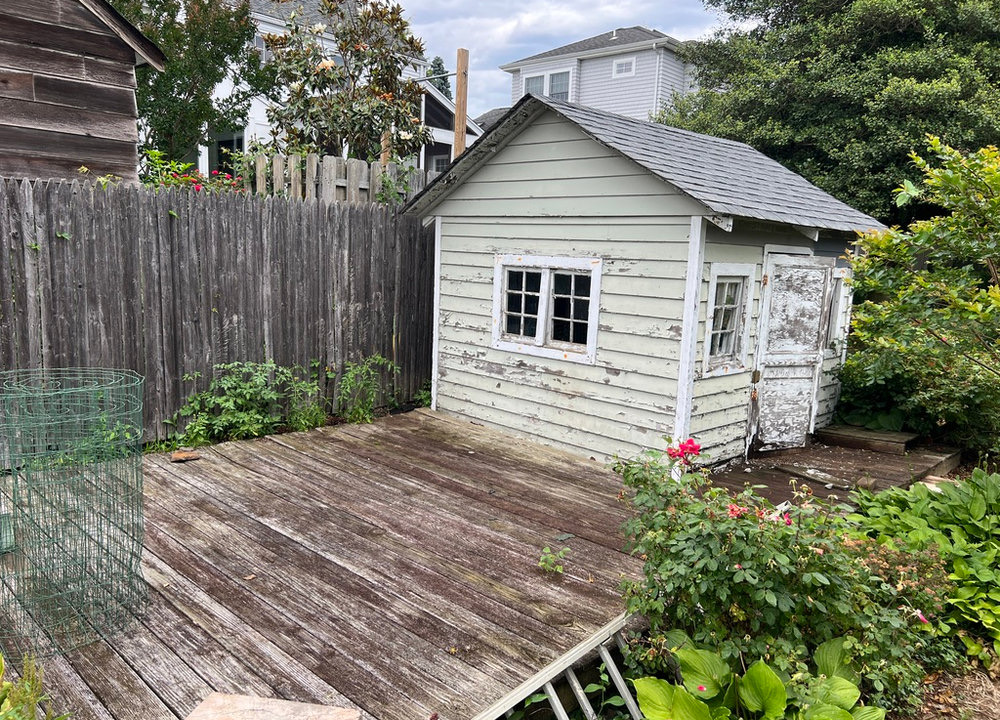 Shed before removal