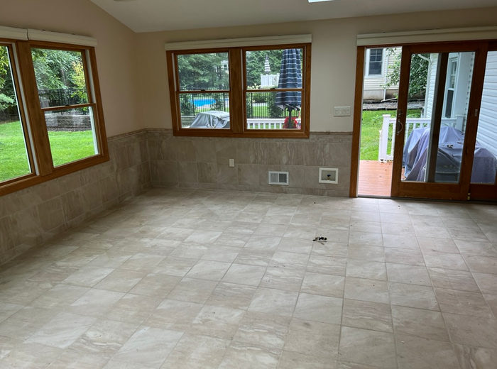 Hot tub removal job