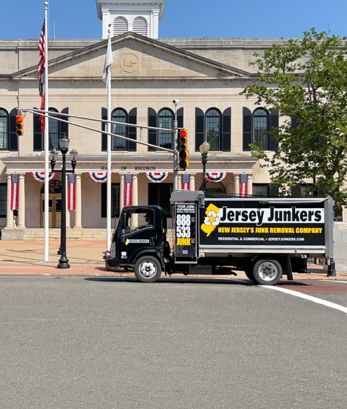 Jersey Junkers crew loading a truck