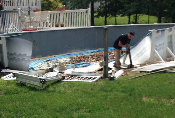 Above-ground pools