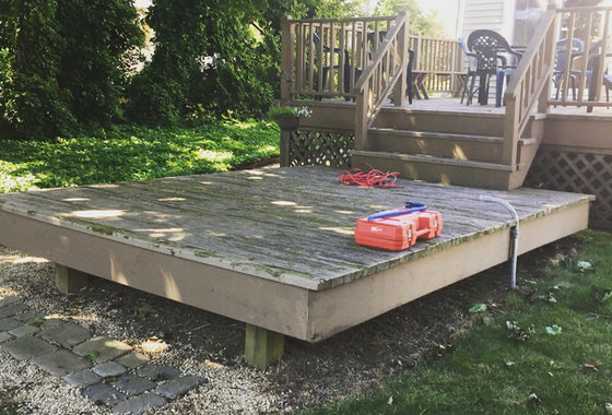 Deck removal