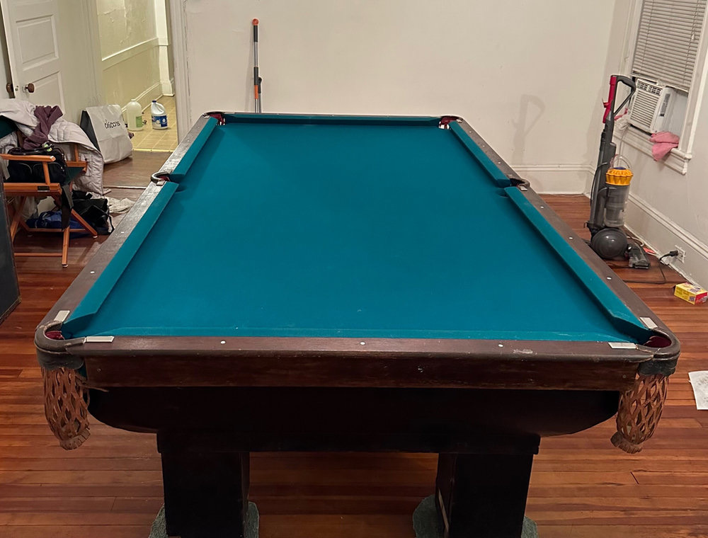 Billiard table removal